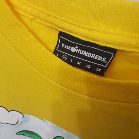 The Hundreds Yellow Island Bomb Shirt - Picture 3 of 4